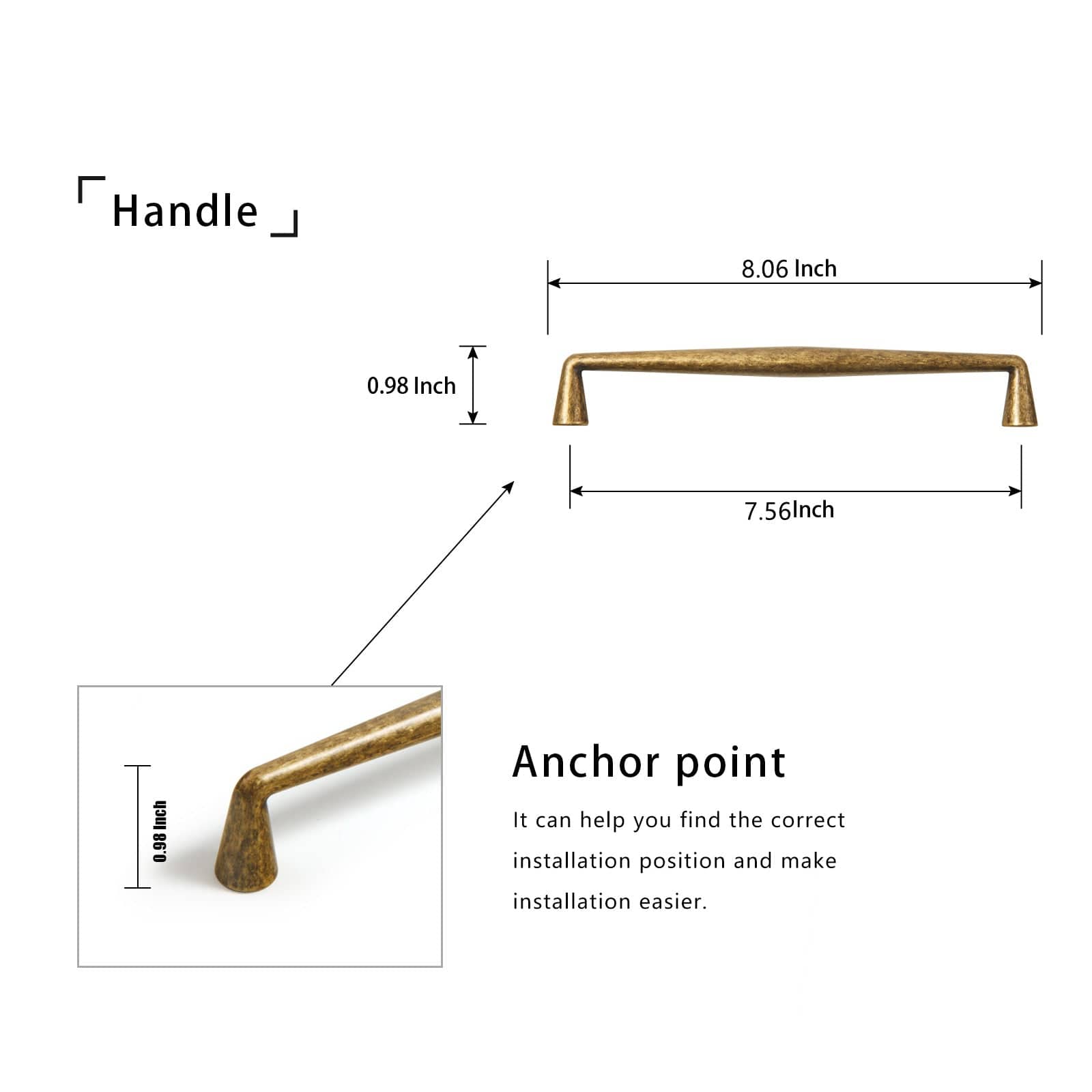 Retro Cabinet Pulls Luxurious Drawer Pulls for Bedroom Kitchen