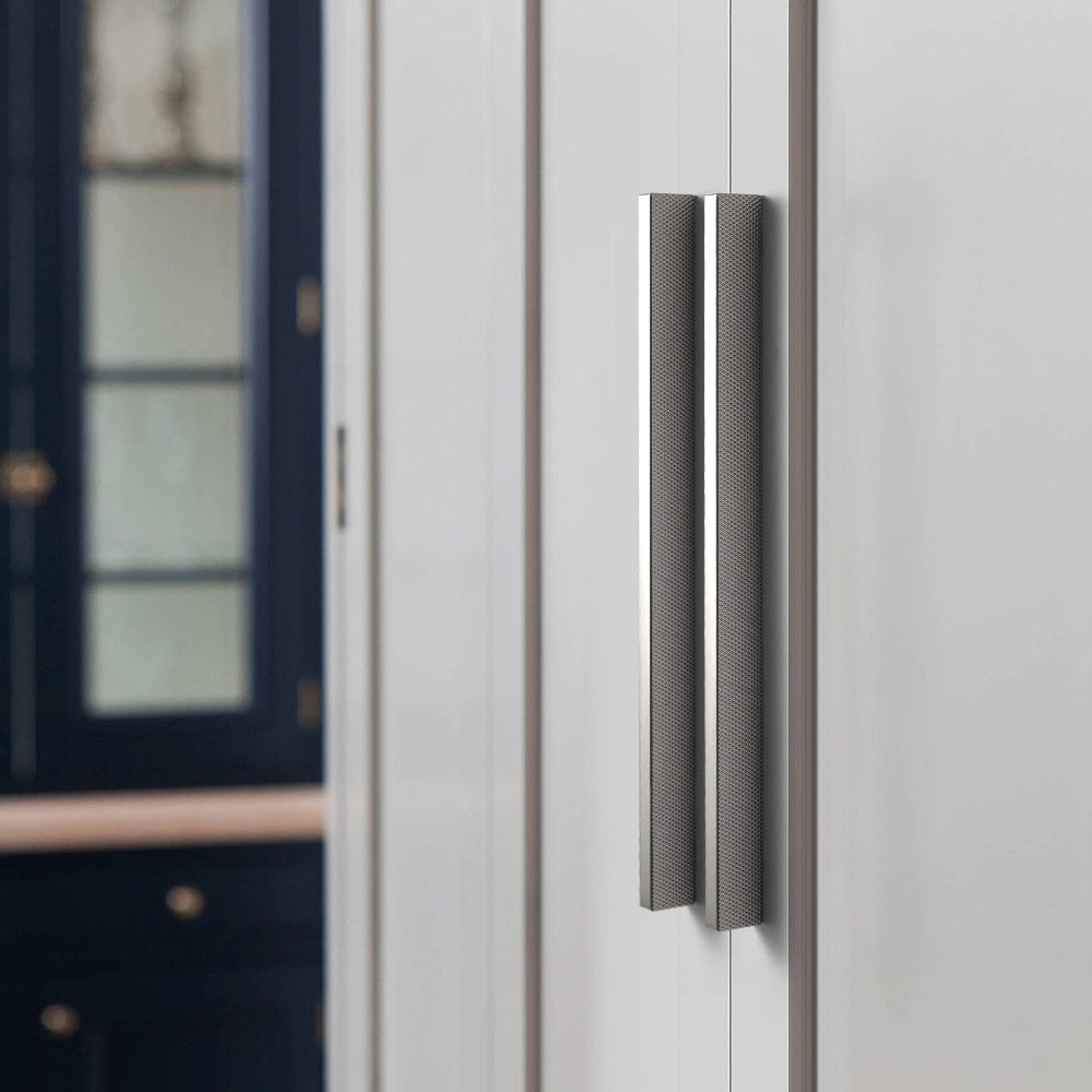 Modern Aluminum Knurled Cabinet Pull Handles - Comfortable Grip & Long - lasting