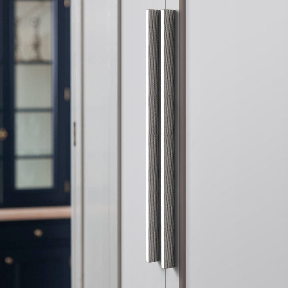 Modern Aluminum Knurled Cabinet Pull Handles - Comfortable Grip & Long - lasting