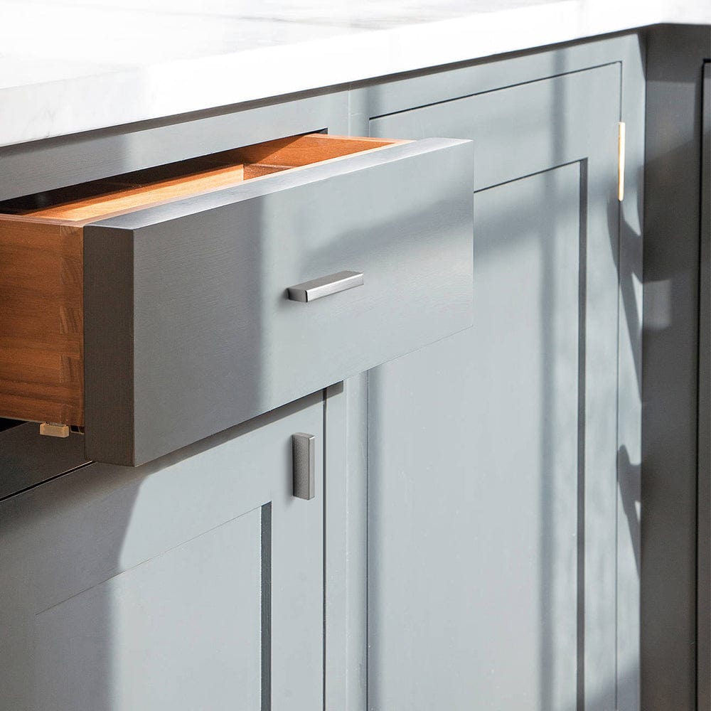 Modern Aluminum Knurled Cabinet Pull Handles - Comfortable Grip & Long - lasting