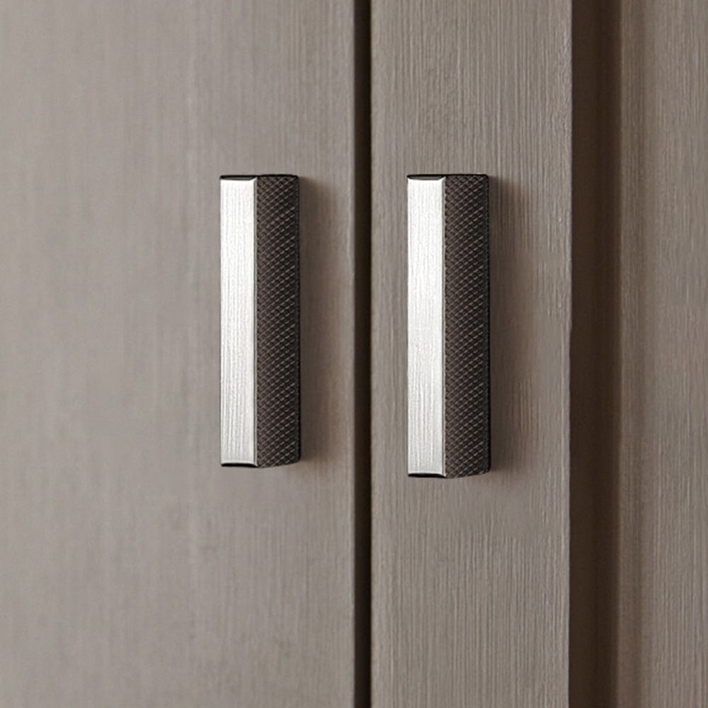 Modern Aluminum Knurled Cabinet Pull Handles - Comfortable Grip & Long - lasting