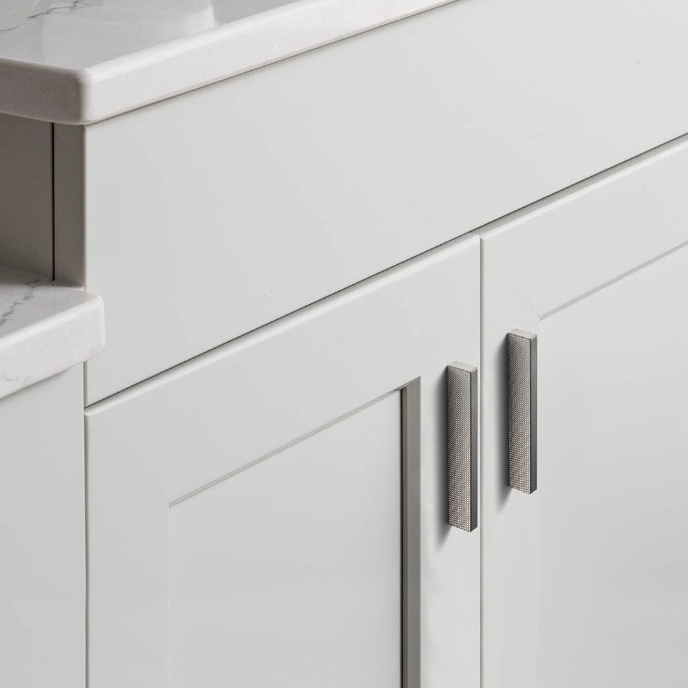 Modern Aluminum Knurled Cabinet Pull Handles - Comfortable Grip & Long - lasting