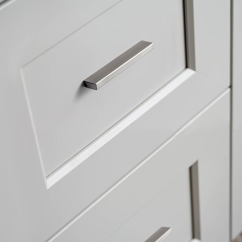 Modern Aluminum Knurled Cabinet Pull Handles - Comfortable Grip & Long - lasting