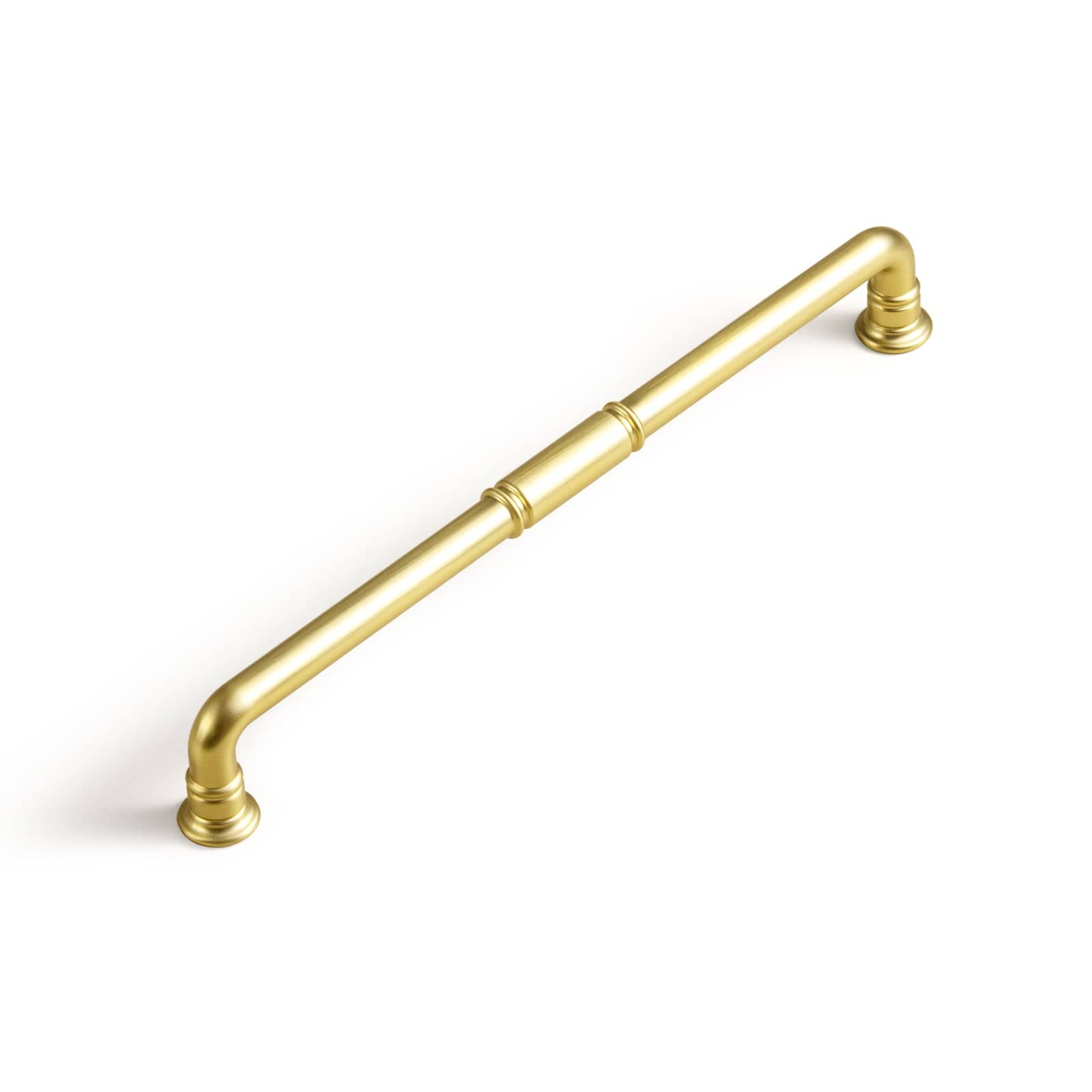 Vintage Brass Pipe Style Cabinet Handles for Modern - Rustic Interiors