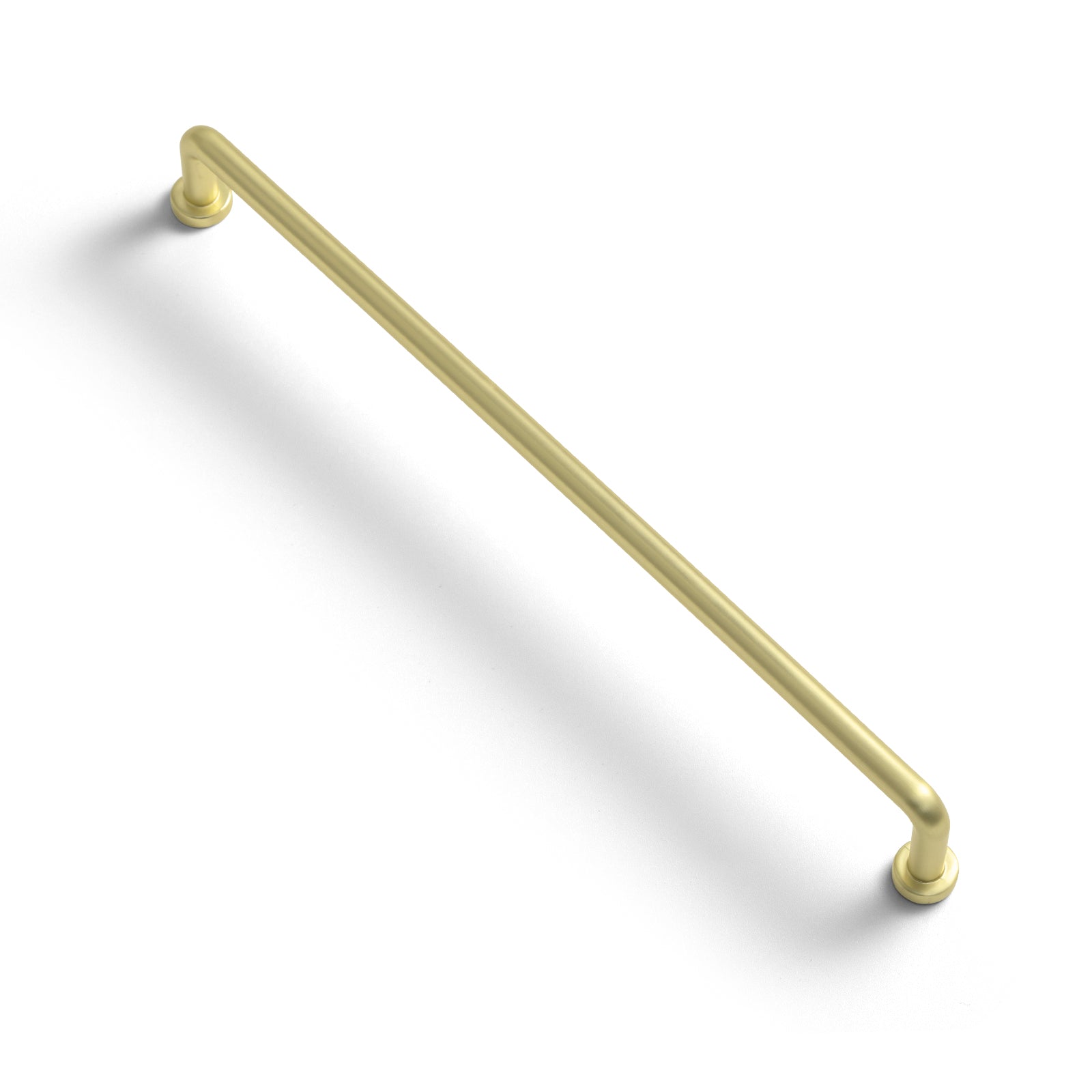 Goo-Ki Brushed Brass / 10'' Hole Center / 6 Pack Antique Rustic Vintage Cabinet Bar Pulls Decorative Drawer Handles