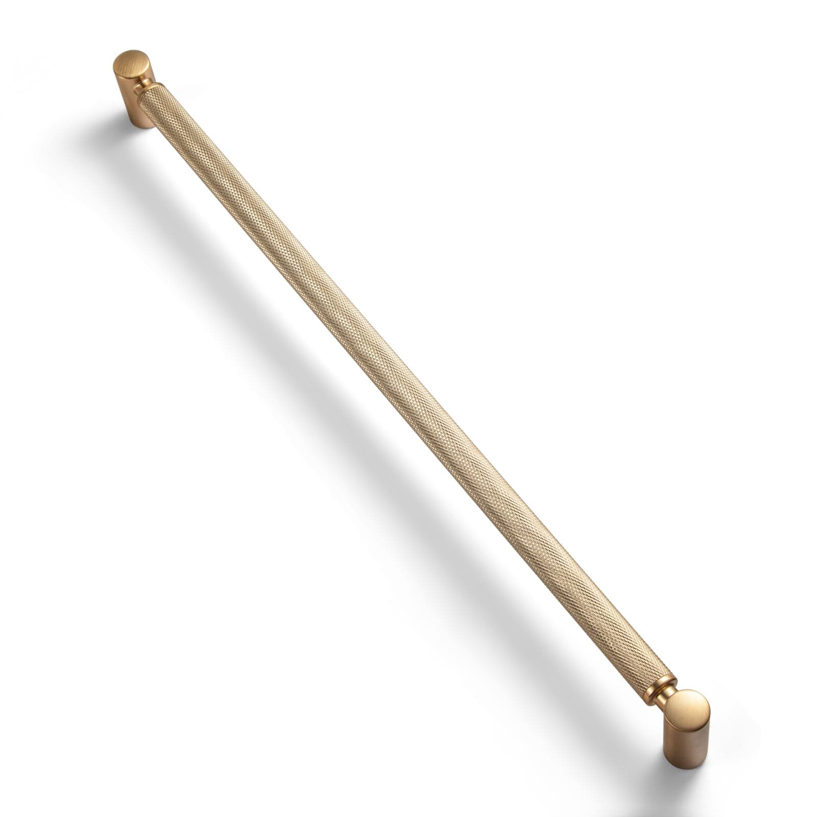 Classic Bar-shaped Knurled Aluminium Drawer Pull Durable & Stylish Hardware for Furniture