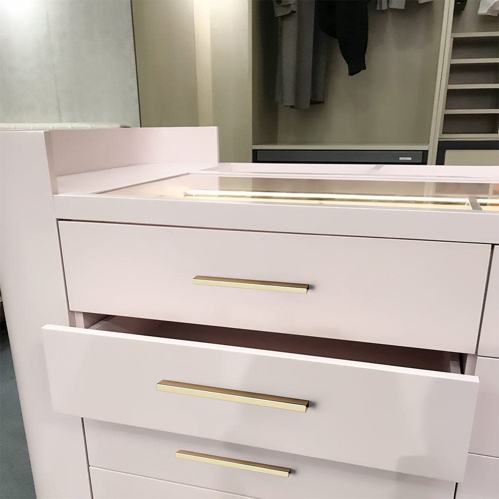 Modern Aluminum Knurled Cabinet Pull Handles - Comfortable Grip & Long - lasting