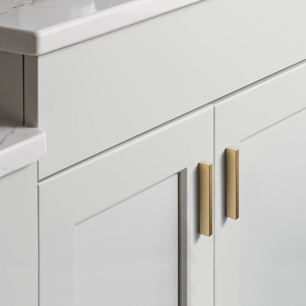 Modern Aluminum Knurled Cabinet Pull Handles - Comfortable Grip & Long - lasting