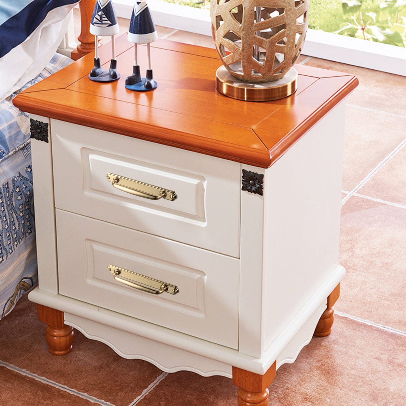 Antique Bronze Drawer Pulls Solid Vintage Retro Bar Pull Furniture Hardware