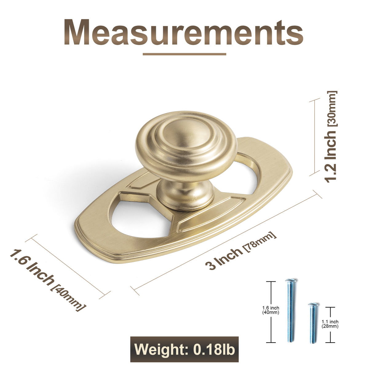 Retro Zinc Alloy Cabinet Knobs with Spacer Single Hole Affordable Luxury Cabinet Hardware