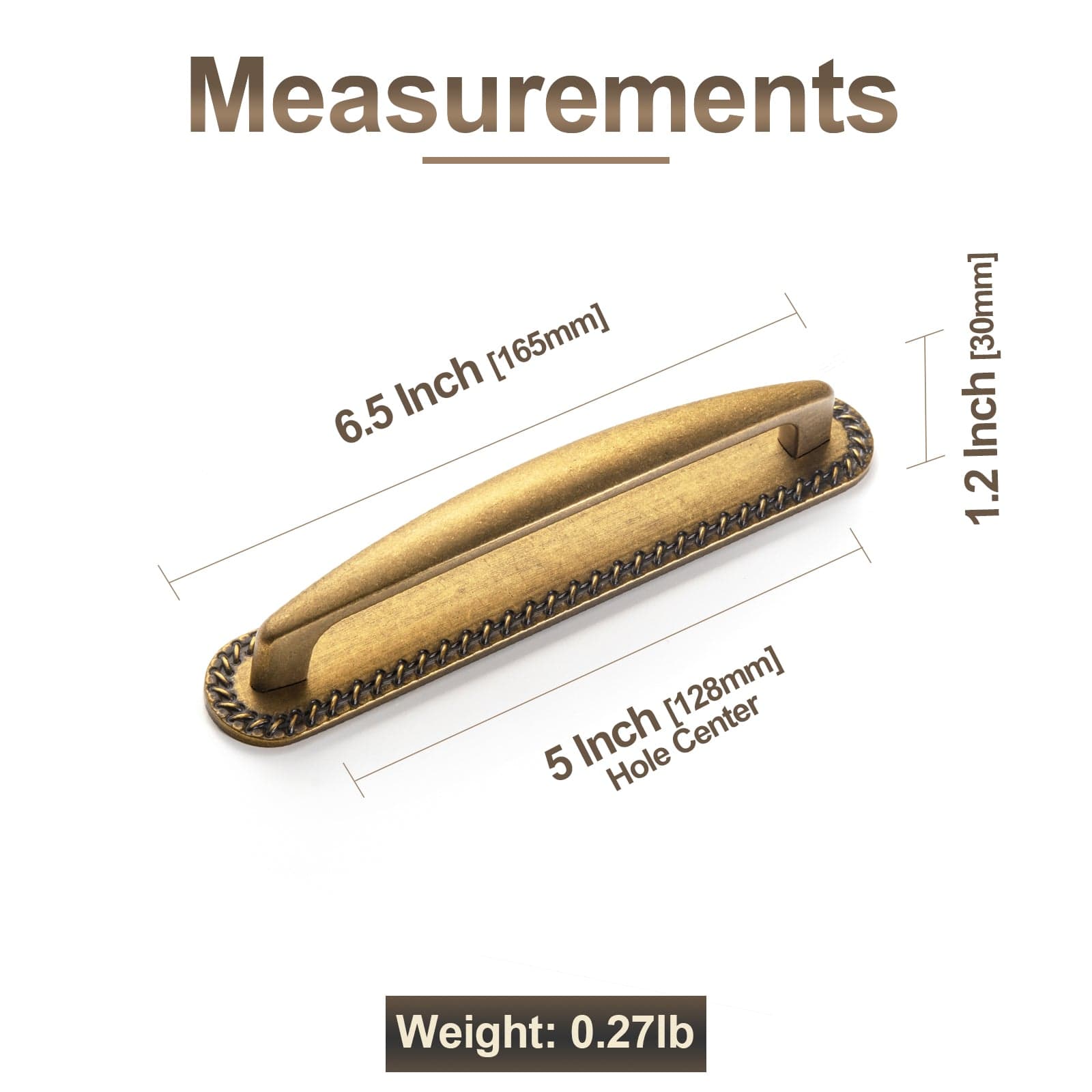 Antique Brass Cabinet Handles Timeless Drawer Pulls for Classic Furniture Revival