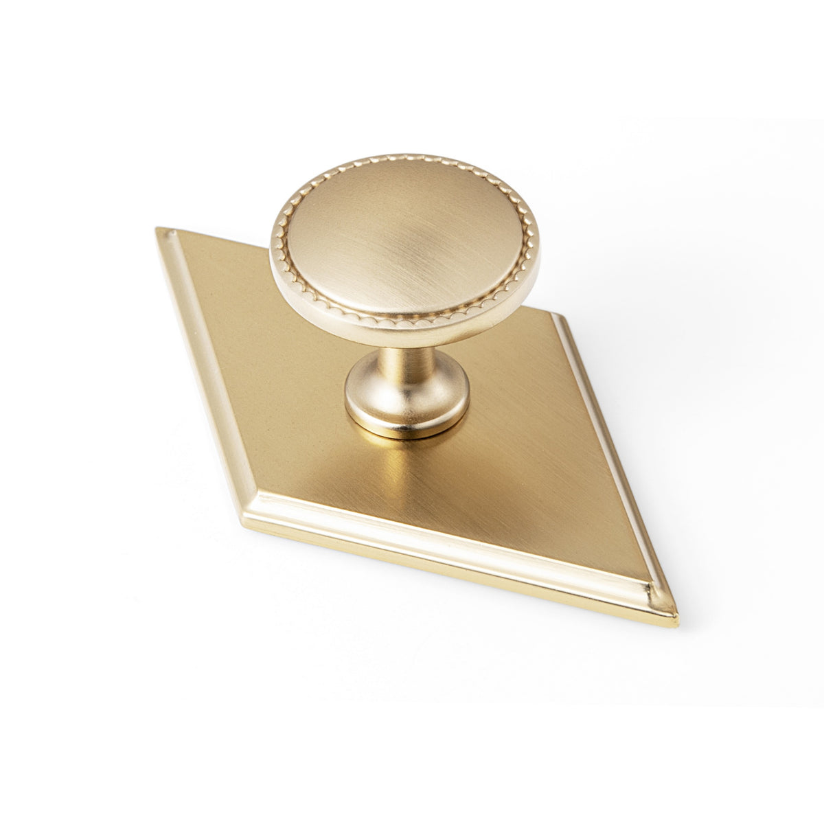 Classic Round Design Cabinet Knobs with Toothed Rim for Kitchen Drawers
