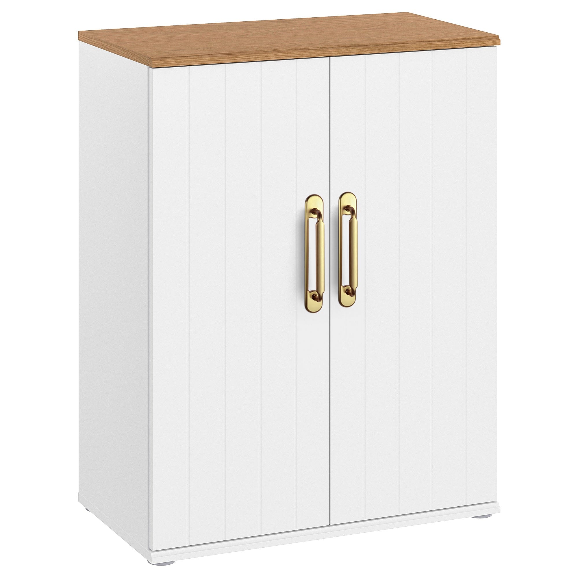 Goo-Ki 2 Pack Antique Brass Cabinet Pulls with Back Plate Zinc Alloy Drawer Handle with Long Back Plate