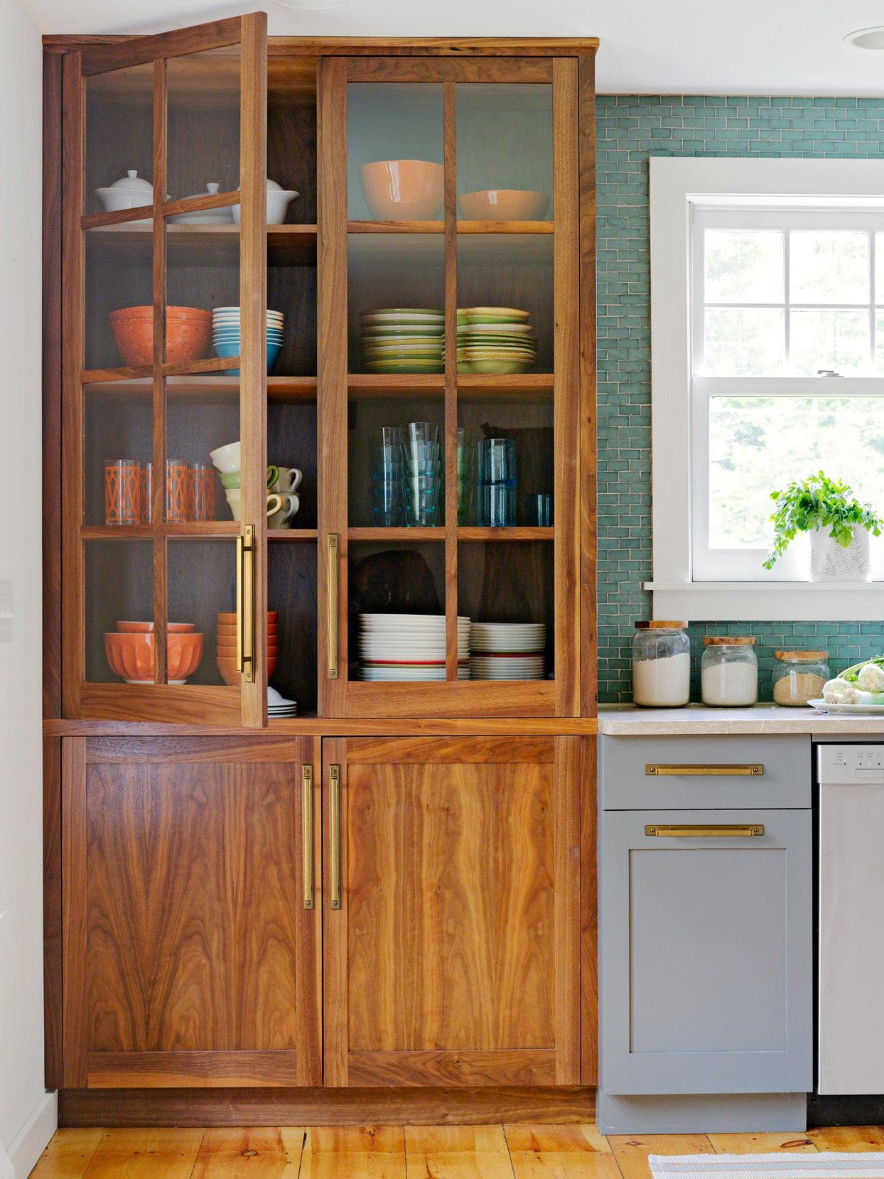 Goo-Ki 2 Pack Antique Brass Zinc Alloy Cabinet Pulls with Back Plate Kitchen Hardware Bar Handles