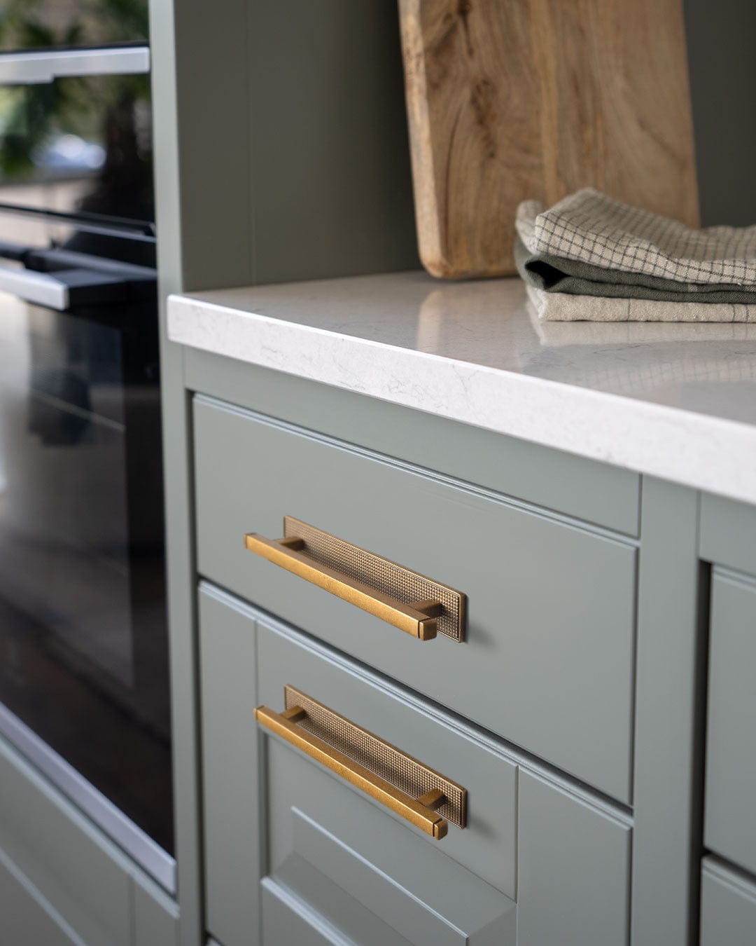 Goo-Ki 2 Pack Antique Brass Zinc Alloy Cabinet Pulls with Back Plate Kitchen Hardware Bar Handles