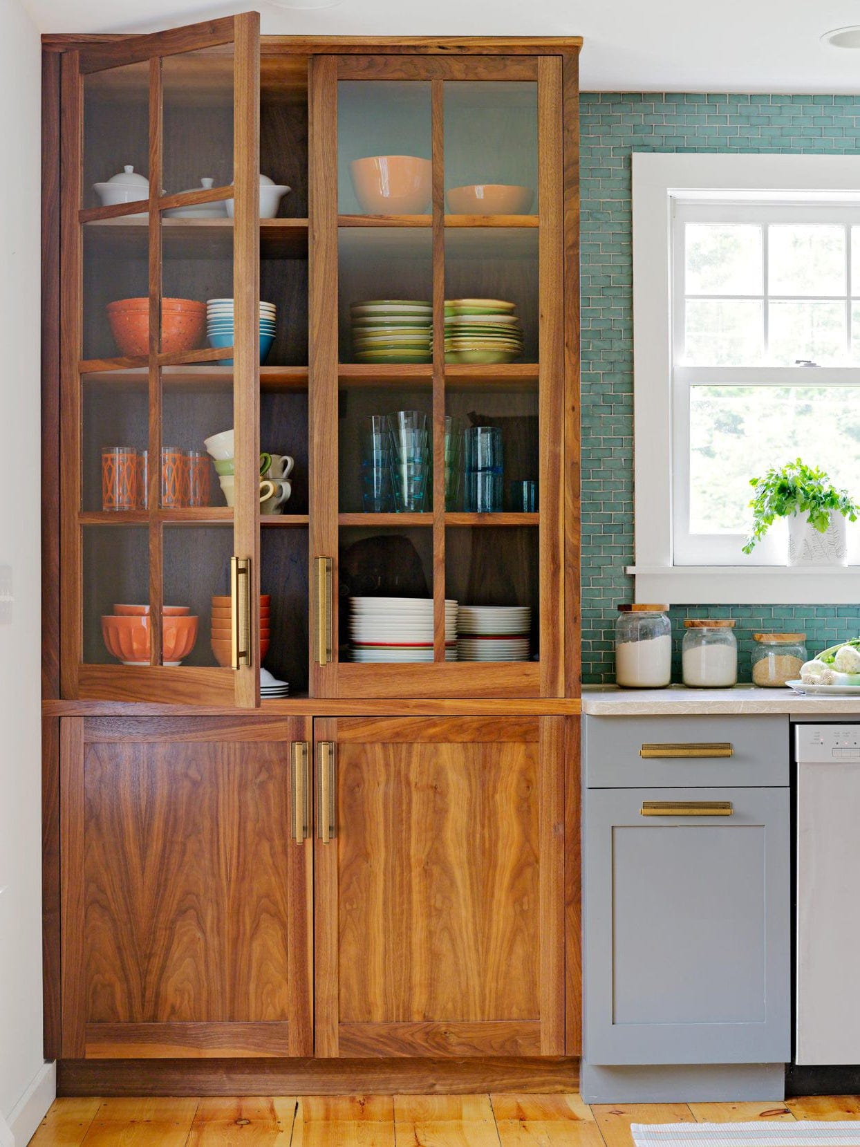 Goo-Ki 2 Pack Antique Brass Zinc Alloy Cabinet Pulls with Back Plate Kitchen Hardware Bar Handles