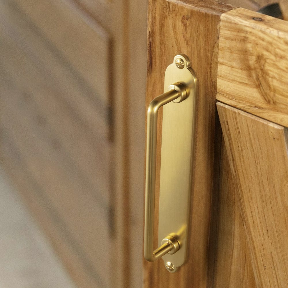 Goo-Ki 2 Pack Cabinet Bar Pulls with Back Plate Vintage Drawer Handles Home Improvement Hardware