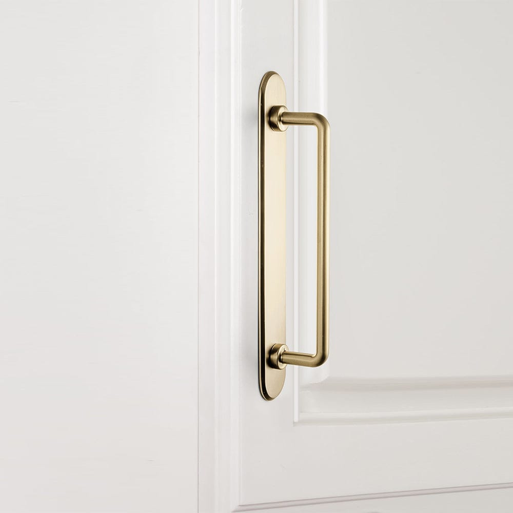 Goo-Ki 2 Pack Cabinet Bar Pulls with Back Plate Vintage Drawer Handles Home Improvement Hardware