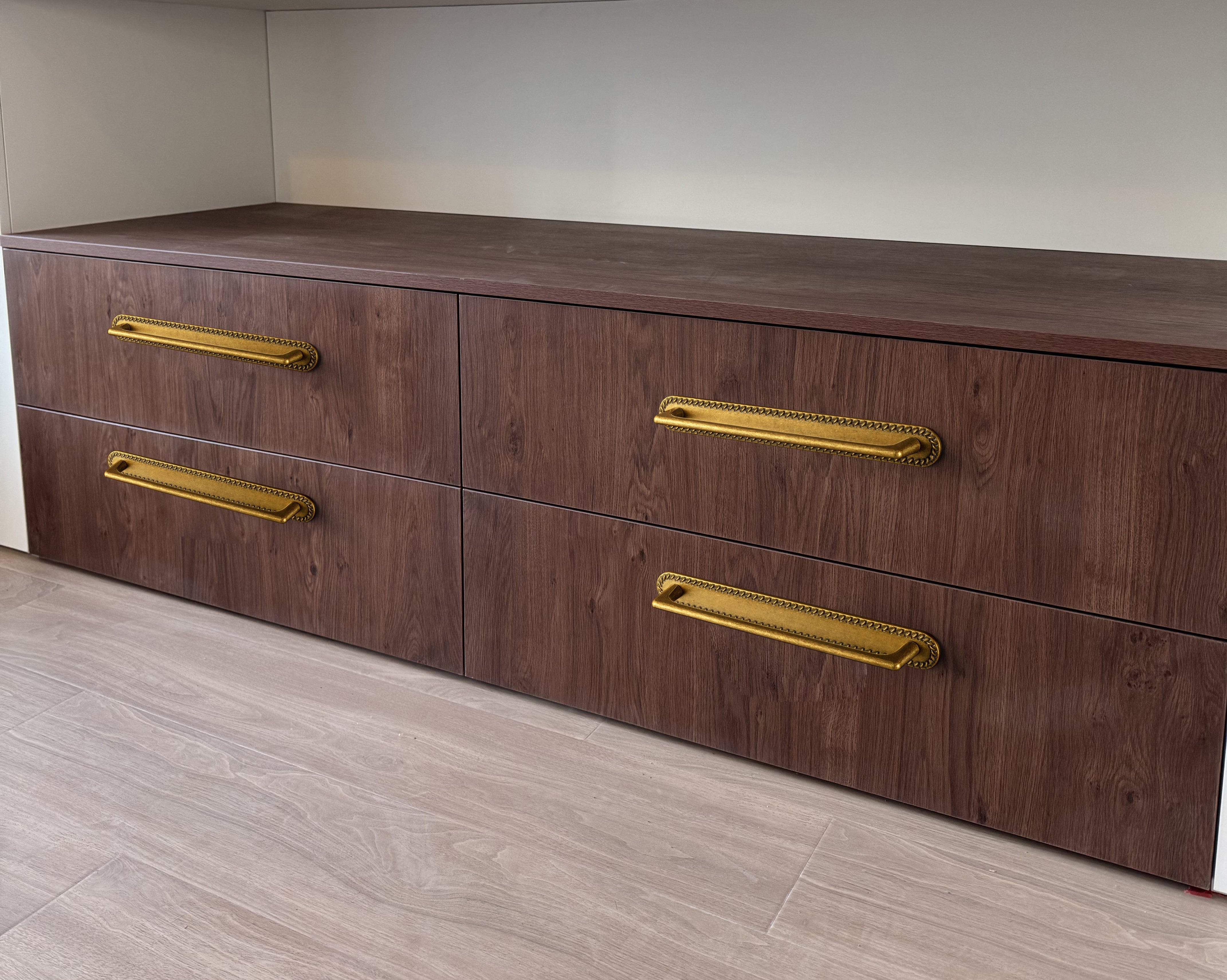 Goo-Ki 2 Pack Classic Cabinet Bar Pulls with Back Plate Zinc Alloy Cabinet Handle with Long Back Plate