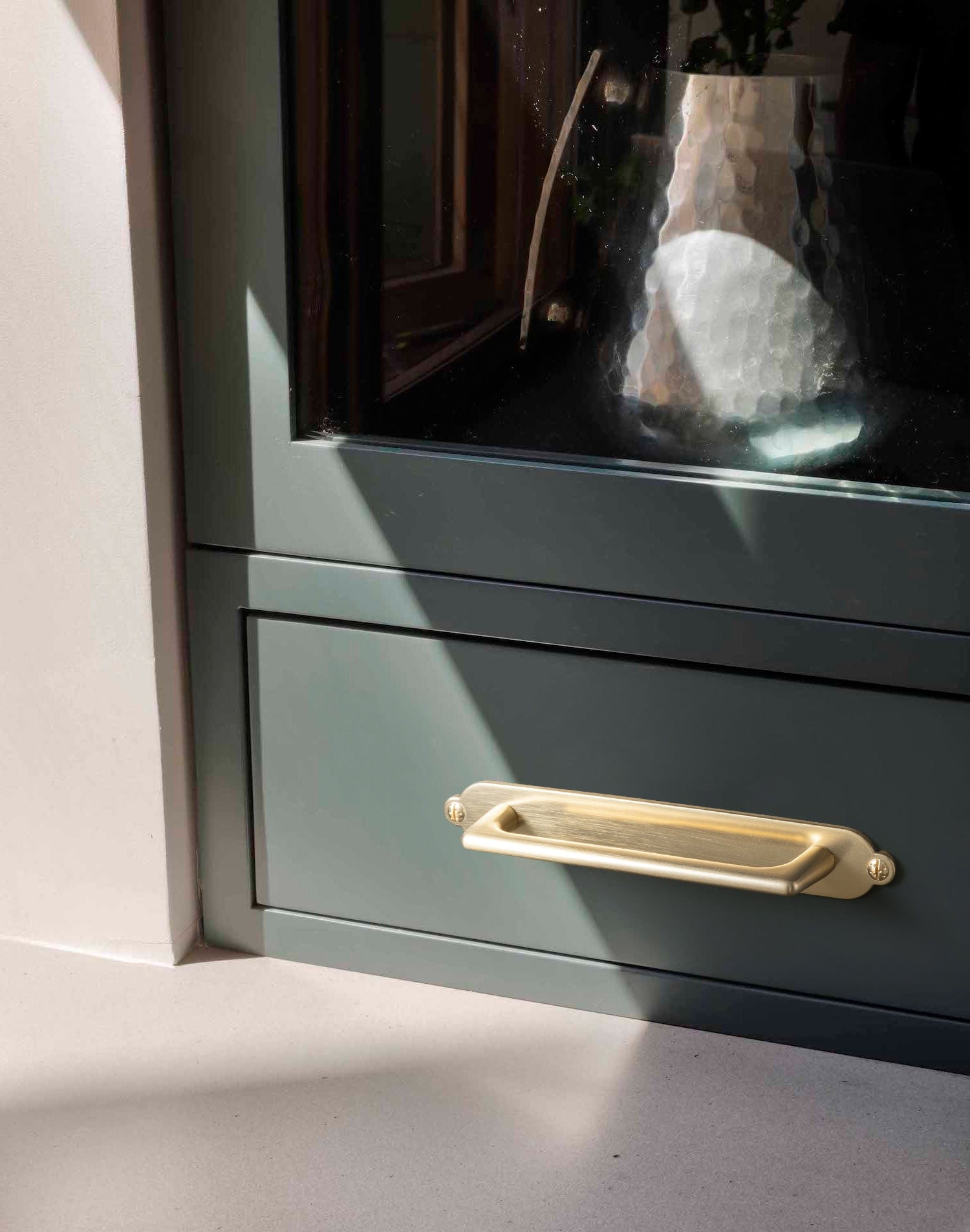 Goo-Ki 2 Pack Classic Cabinet Bar Pulls with Back Plate Zinc Alloy Cabinet Handle with Long Back Plate