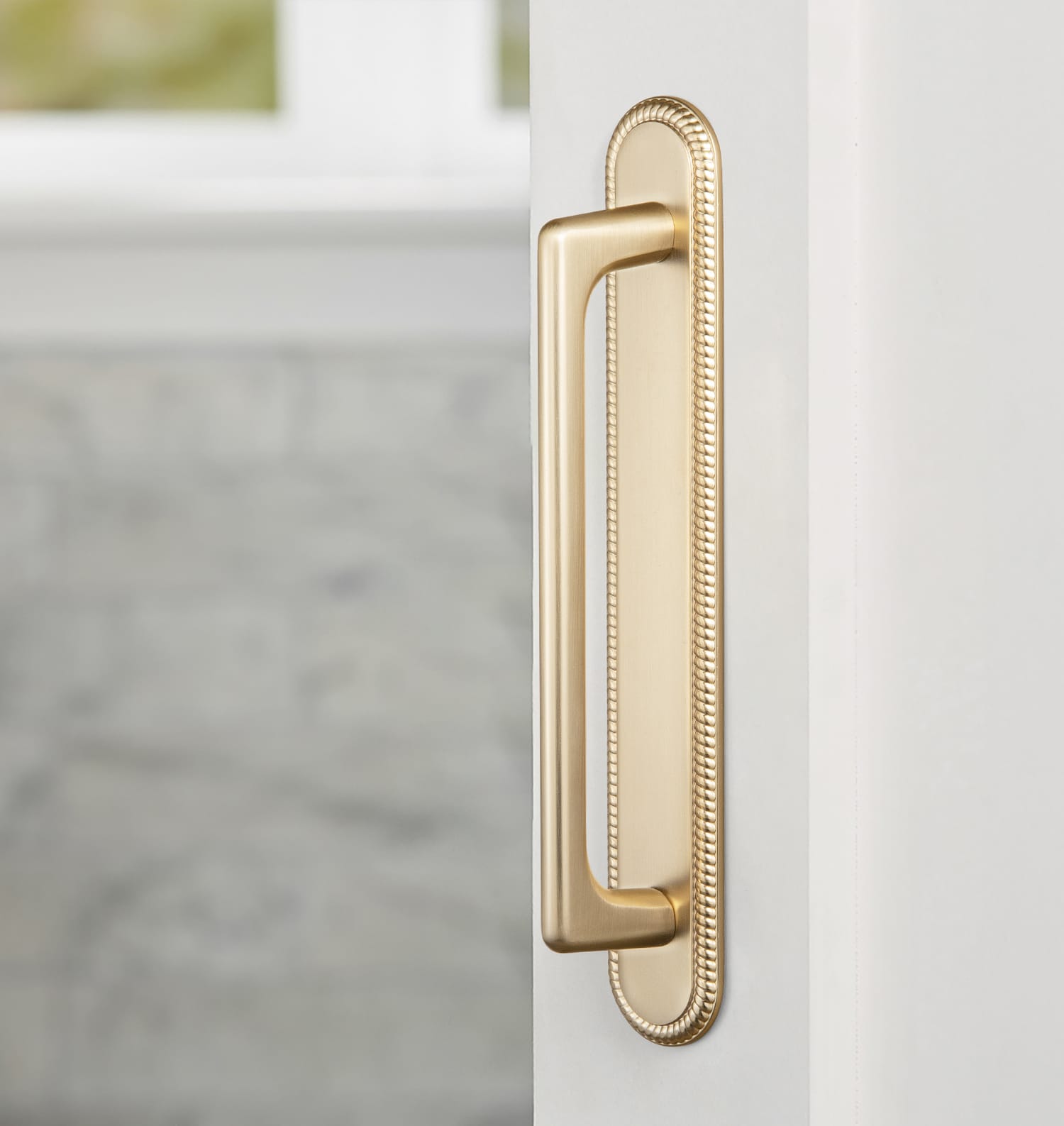 Goo-Ki 2 Pack Classic Cabinet Bar Pulls with Back Plate Zinc Alloy Cabinet Handle with Long Back Plate