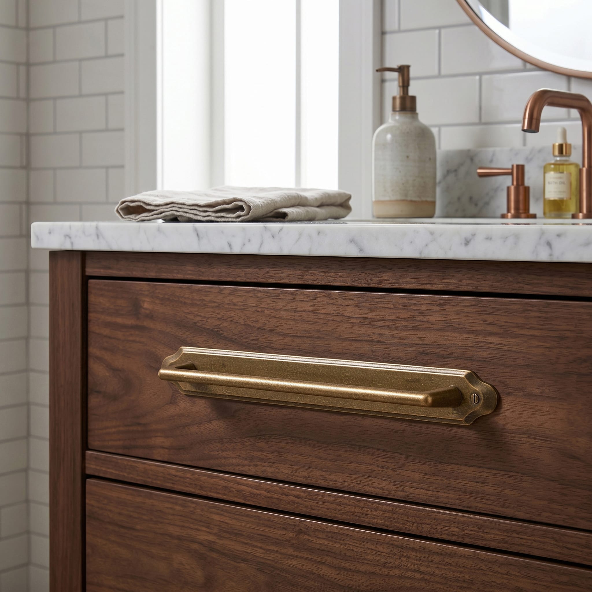 Goo-Ki 2 Pack Decorative Cabinet Bar Pulls with Back Plate Zinc Alloy Cabinet Handle with Long Back Plate