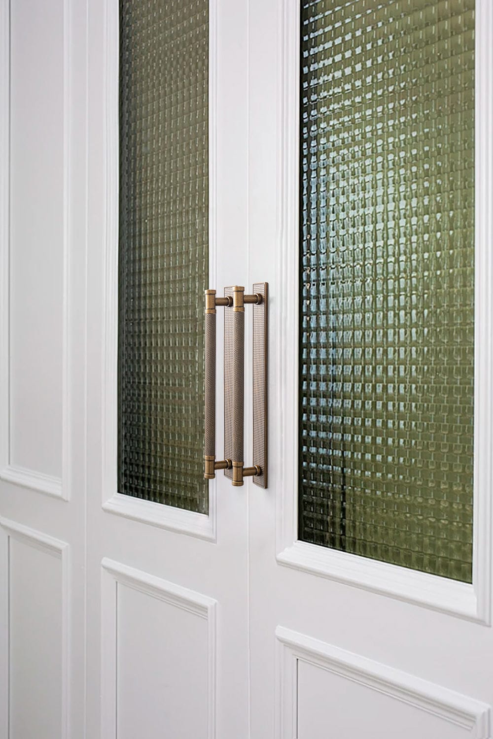 Goo-Ki 2 Pack Knurled Metal Alloy Vintage Bronze Bar Pull with Back Plate Kitchen Hardware