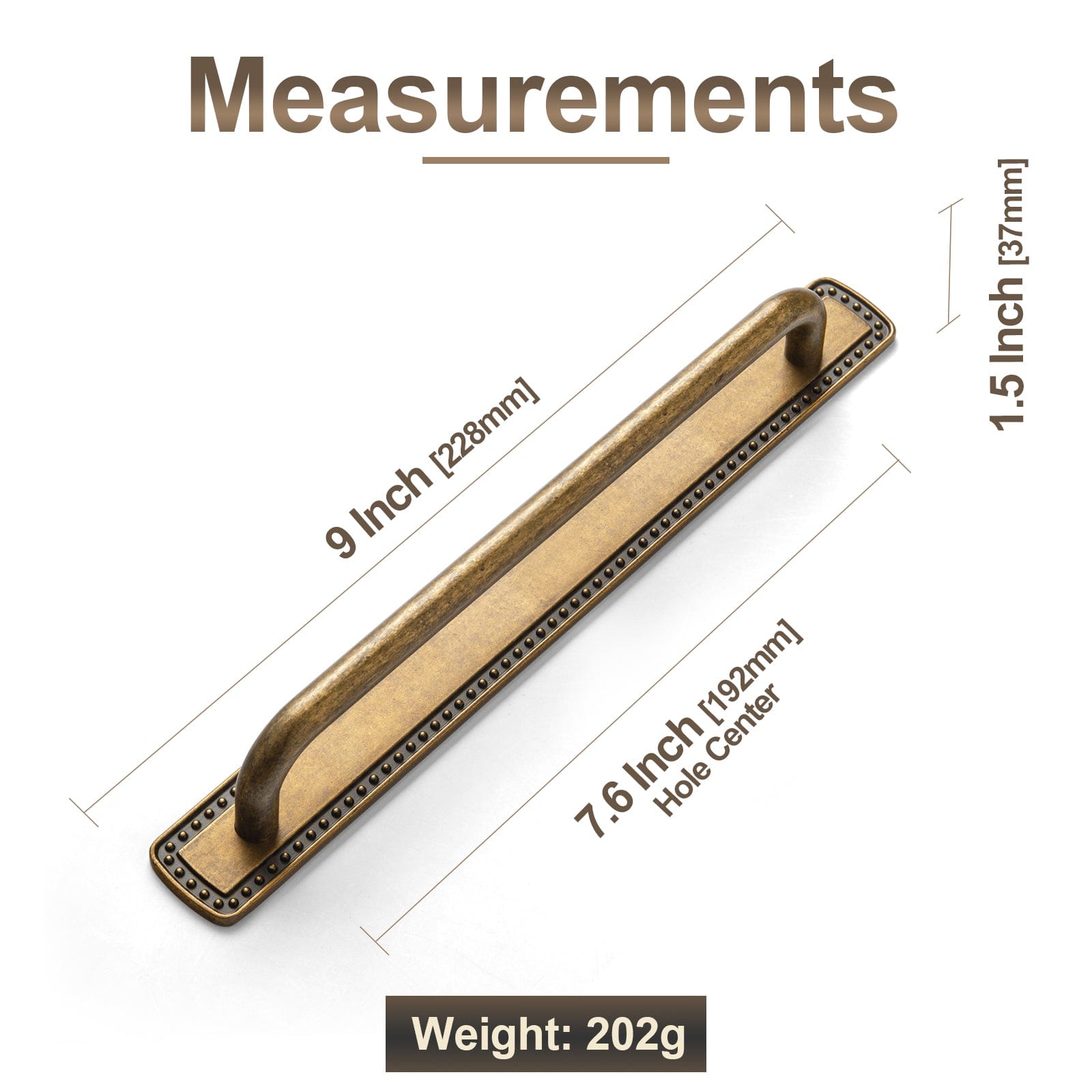 Goo-Ki 2 Pack Modern Geometric Zinc Alloy Cabinet Pulls with Back Plate Sleek Curved Sturdy Cabinet Handles