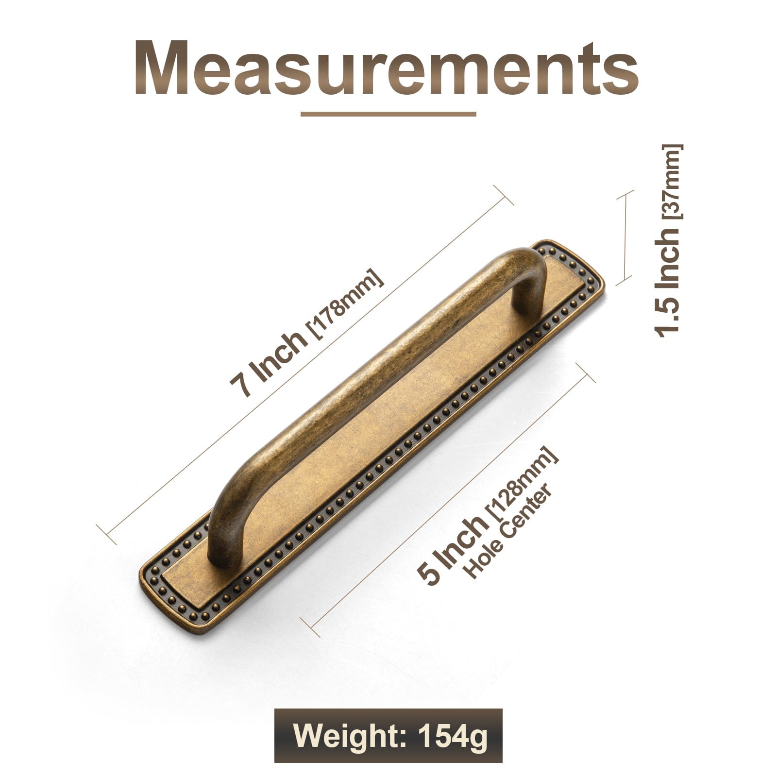 Goo-Ki 2 Pack Modern Geometric Zinc Alloy Cabinet Pulls with Back Plate Sleek Curved Sturdy Cabinet Handles
