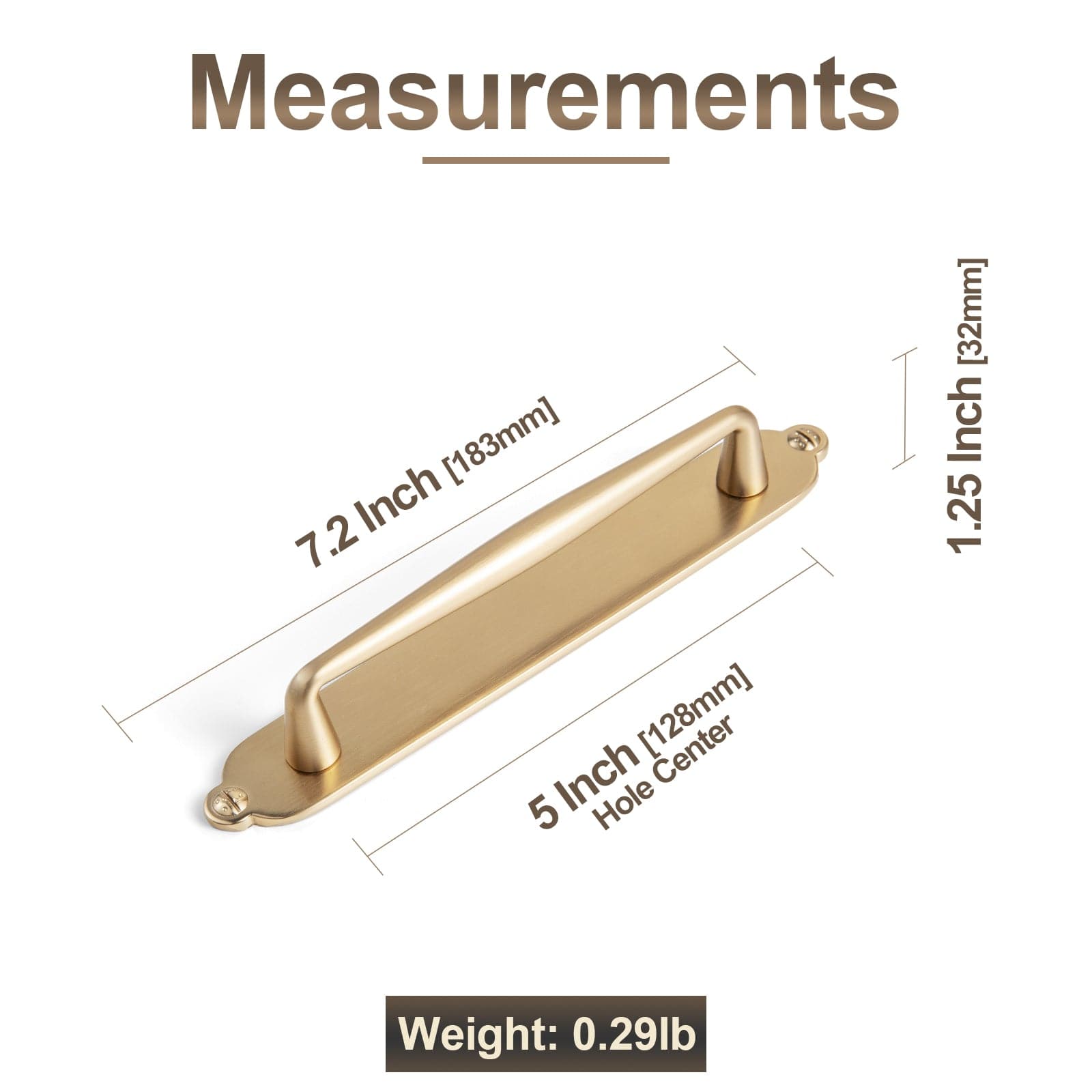 Goo-Ki 2 Pack Vintage Zinc Alloy Cabinet Pulls with Back Plate - Furniture Handles for Kitchen Cupboards