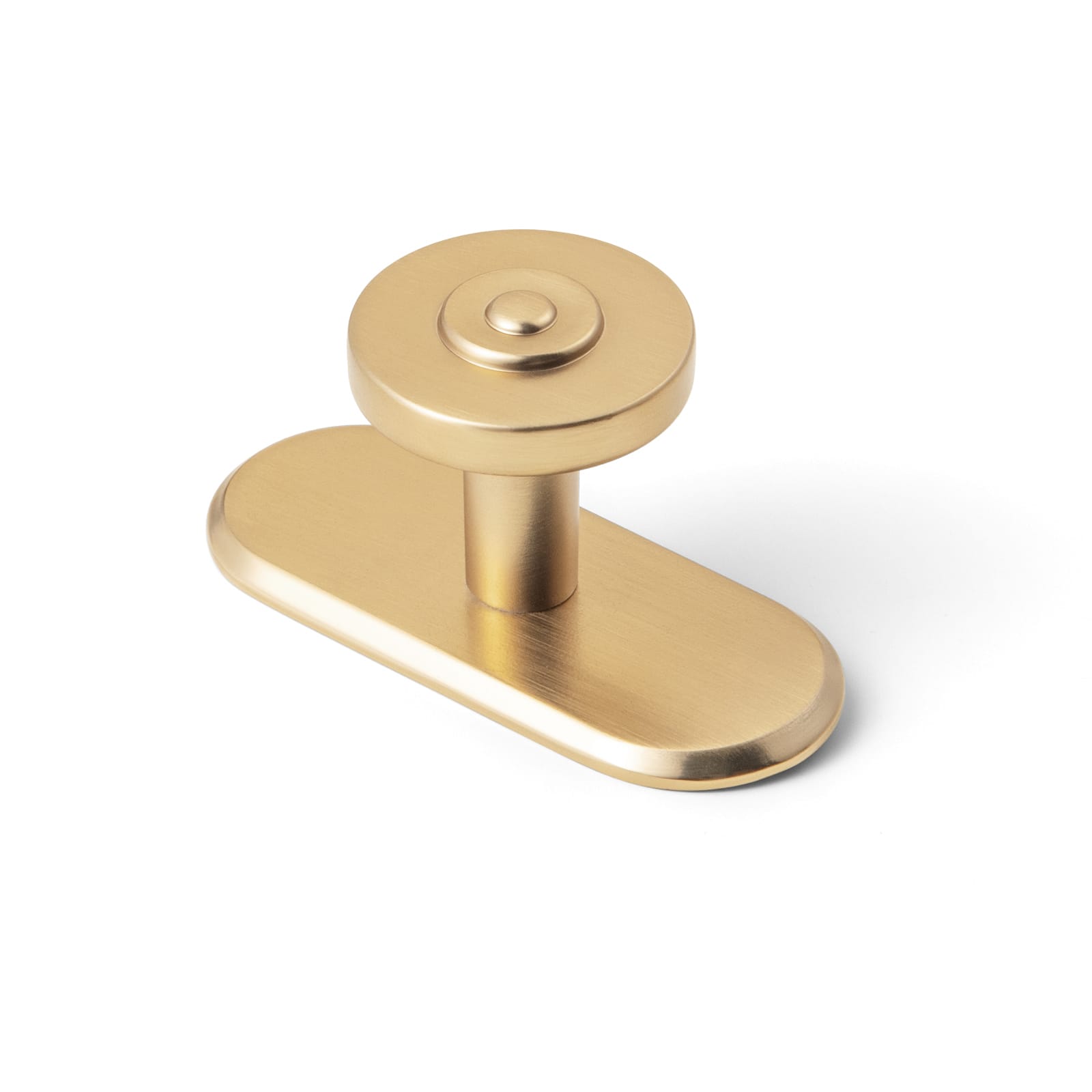 Goo-Ki 2501 / Champagne Bronze / G021 6 Pack Assorted Shaped Zinc Alloy Cabinet Hardware - Knobs and Back Plates for Stylish Furniture