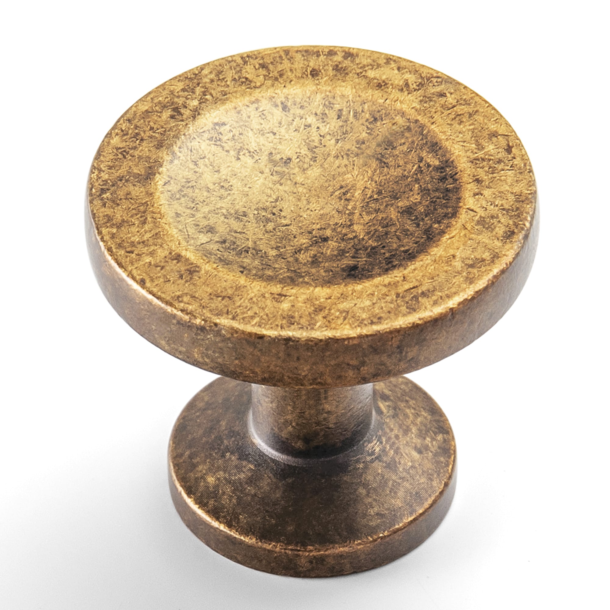 Goo-Ki 2502 / Antique Brass / No Back Plate - 12 Pack Assorted Shaped Zinc Alloy Cabinet Hardware - Knobs and Back Plates for Stylish Furniture
