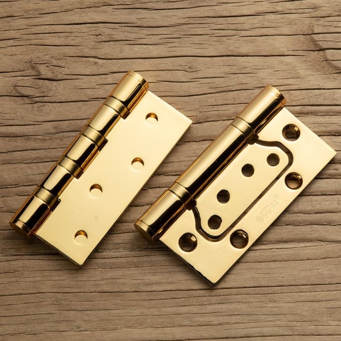 Goo-Ki 4-inch Ball Bearing Hinge Stainless Steel Gold Door Hinges Furniture Hardware
