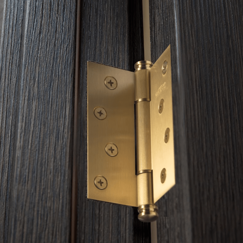 Goo-Ki 4 Inch Silent Thickened Hinge Pure Copper Flat Ball Bearing Hinge