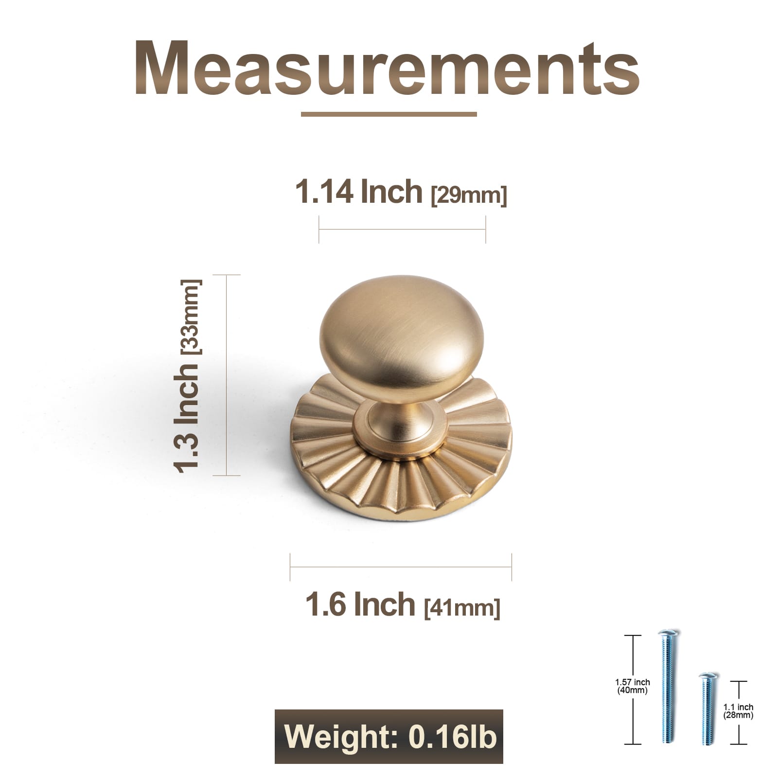 Goo-Ki 6 Pack Antique Brass Zinc Alloy Cabinet Knob with Back Plate Single Hole Center Cabinet Hardware for Bedroom Kitchen