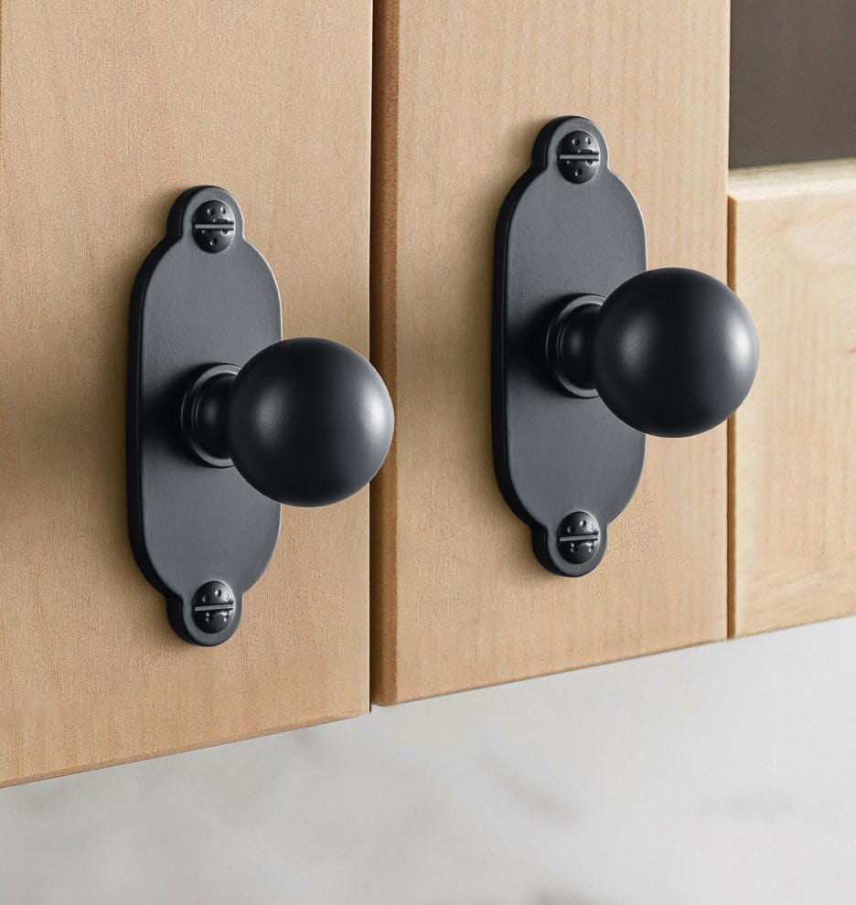 Goo-Ki 6 Pack Stylish Zinc Alloy Cabinet Knobs Classic Round Design Durable Cabinet Handles