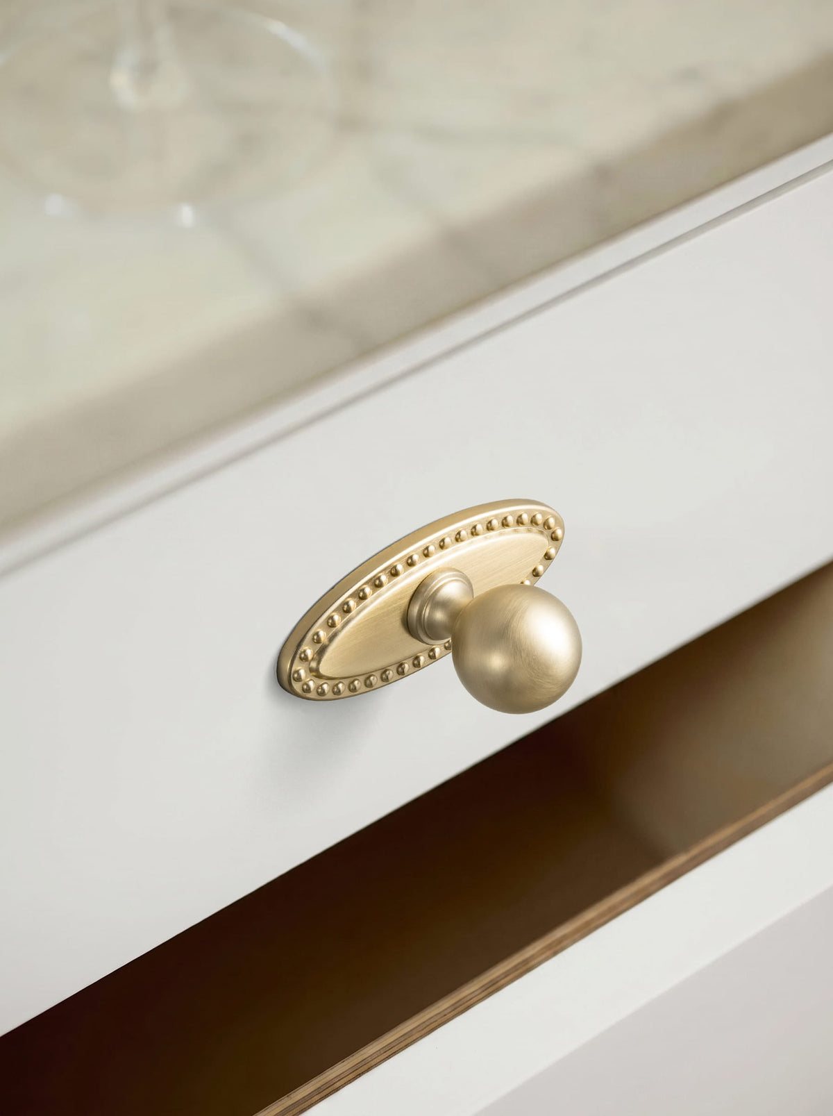 Goo-Ki 6 Pack Stylish Zinc Alloy Cabinet Knobs Classic Round Design Durable Cabinet Handles