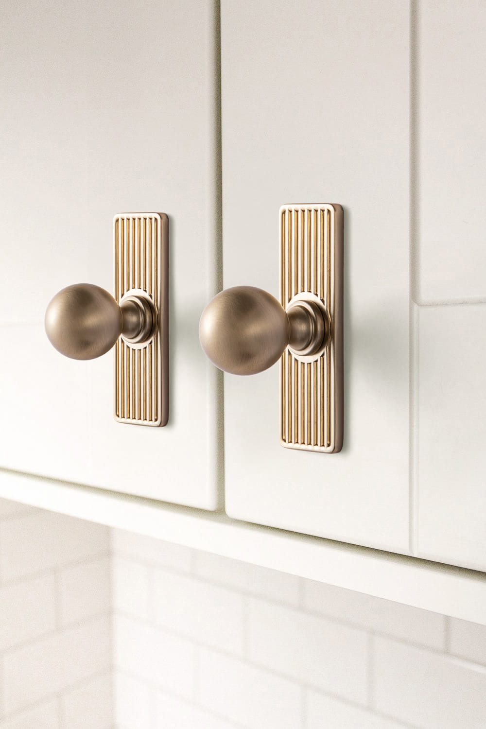Goo-Ki 6 Pack Stylish Zinc Alloy Cabinet Knobs Classic Round Design Durable Cabinet Handles