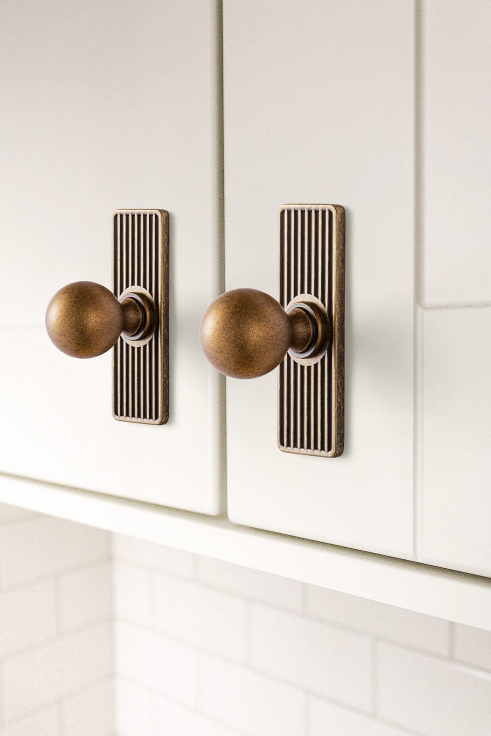 Goo-Ki 6 Pack Stylish Zinc Alloy Cabinet Knobs Classic Round Design Durable Cabinet Handles