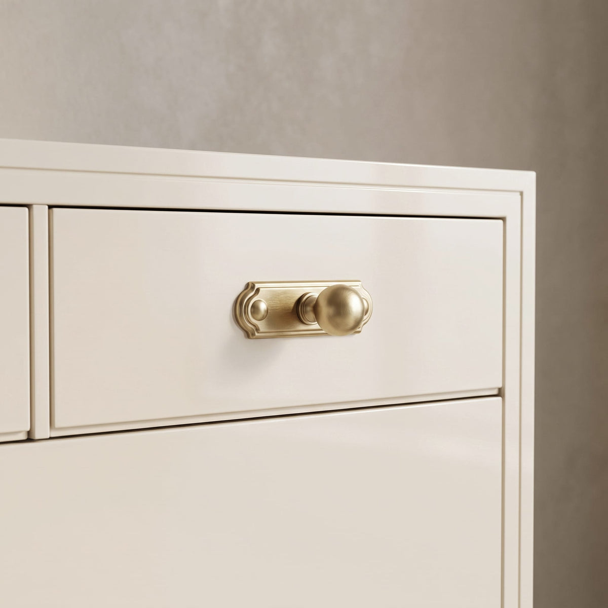Goo-Ki 6 Pack Stylish Zinc Alloy Cabinet Knobs Classic Round Design Durable Cabinet Handles