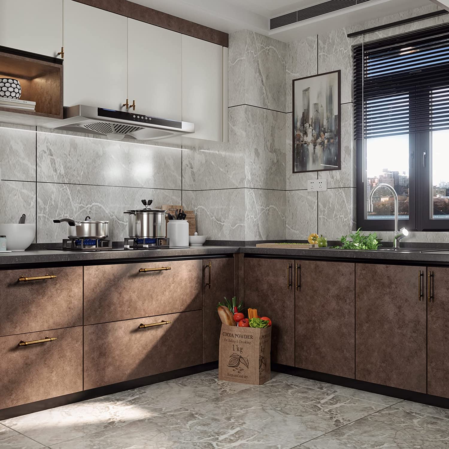 Goo-Ki American Retro Style Drawer Bar Pulls Antique Cabinet Pulls