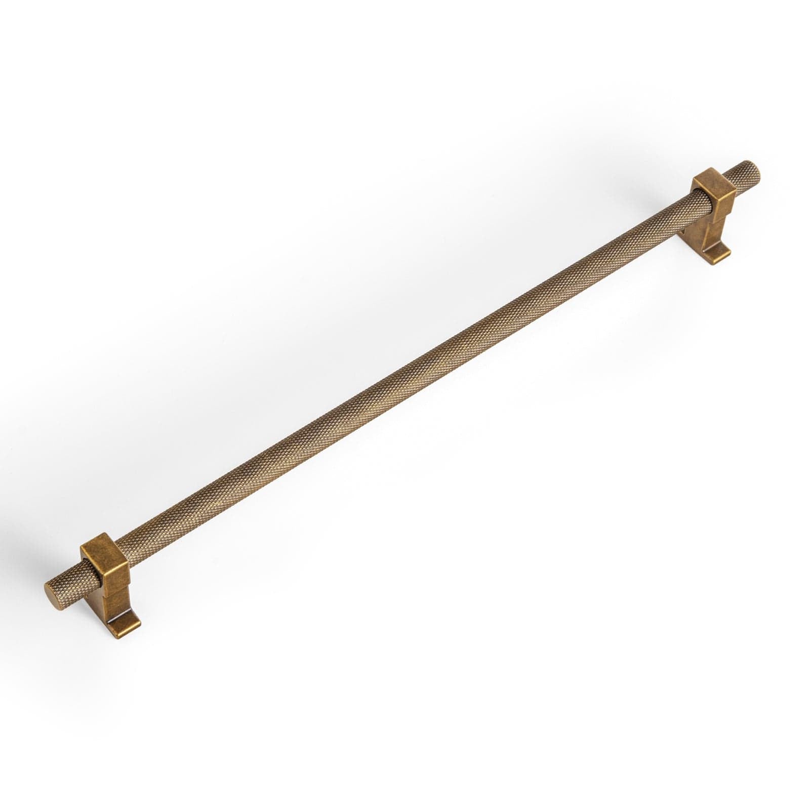 Goo-Ki Antique Brass / 10'' Hole Center / 6 Pack Antique Brass Unique Knurled Cabinet Pull Metal Alloy Cabinet Hardware