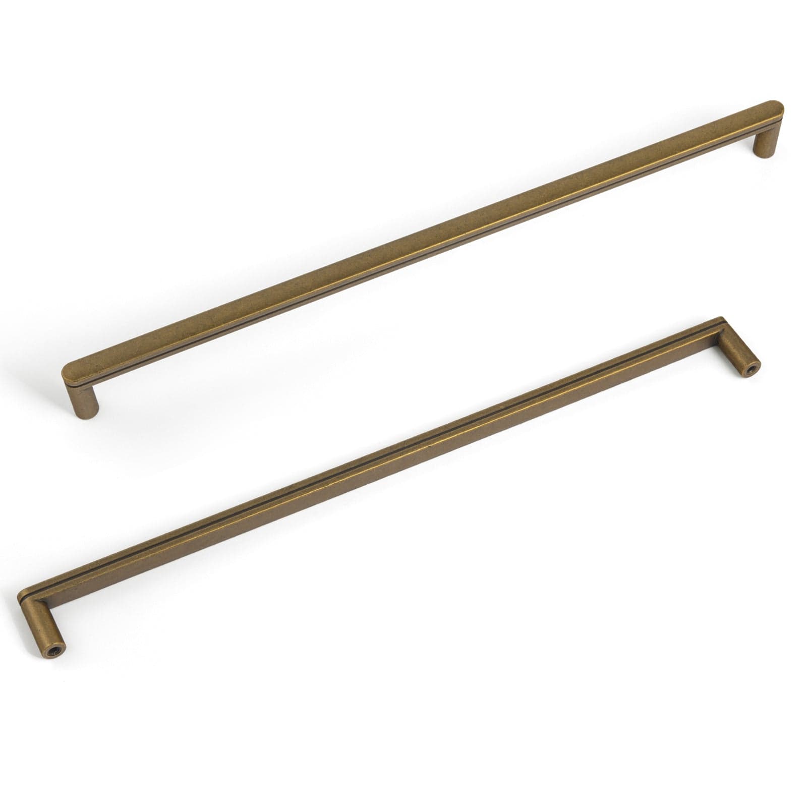 Goo-Ki Antique Brass / 12.6‘’ Hole Center / 6 Pack Vintage Carved Cabinet Pulls Antique Brass Kitchen Hardware