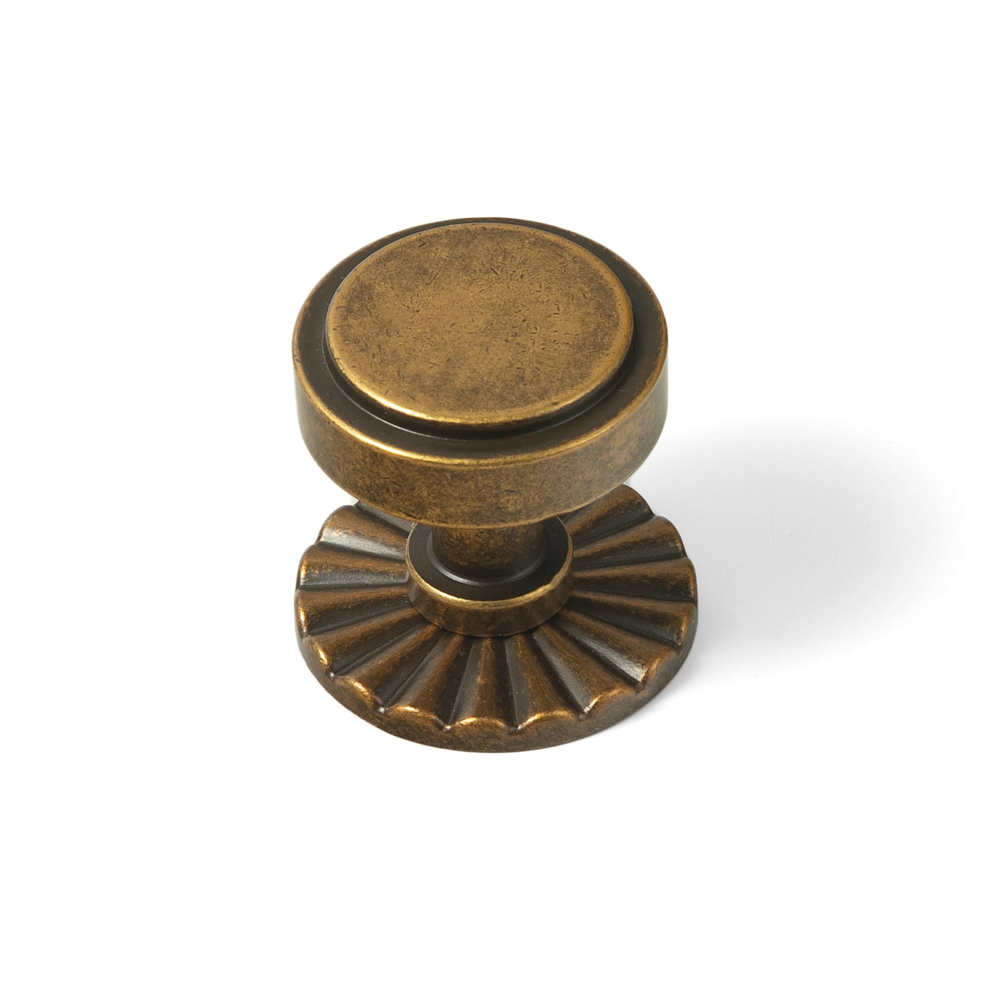 Goo-Ki Antique Brass / 2317 / 6 Pack Simple Cylindrical Zinc Alloy Drawer Knob with Elegant Design