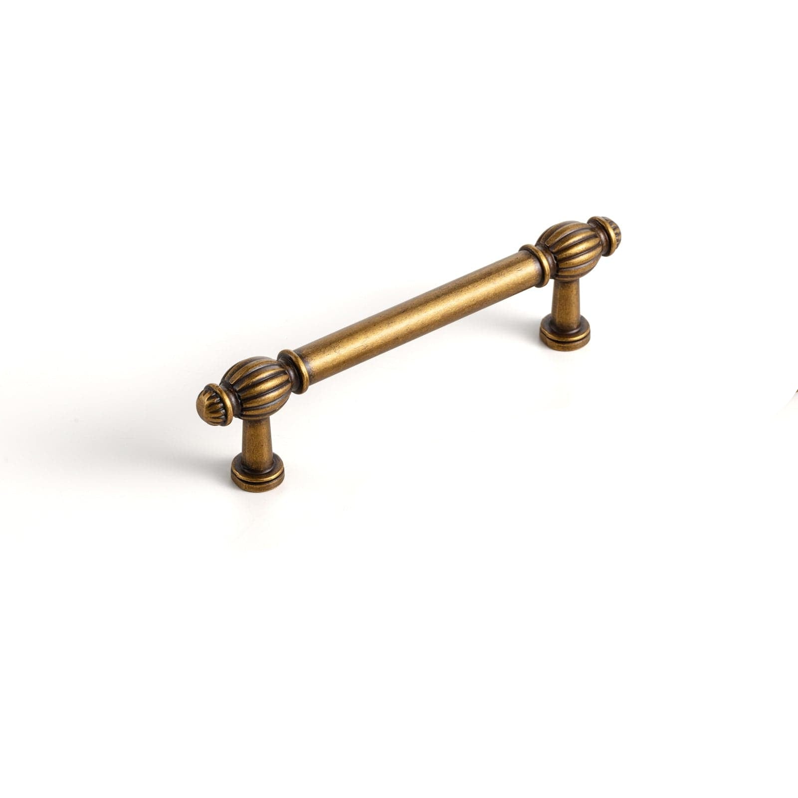 Goo-Ki Antique Brass / 3.78'' Hole Center / 6 Pack Luxury Decorative Antique Brass Cabinet Handles Stylish Accents for Modern Cabinet Design