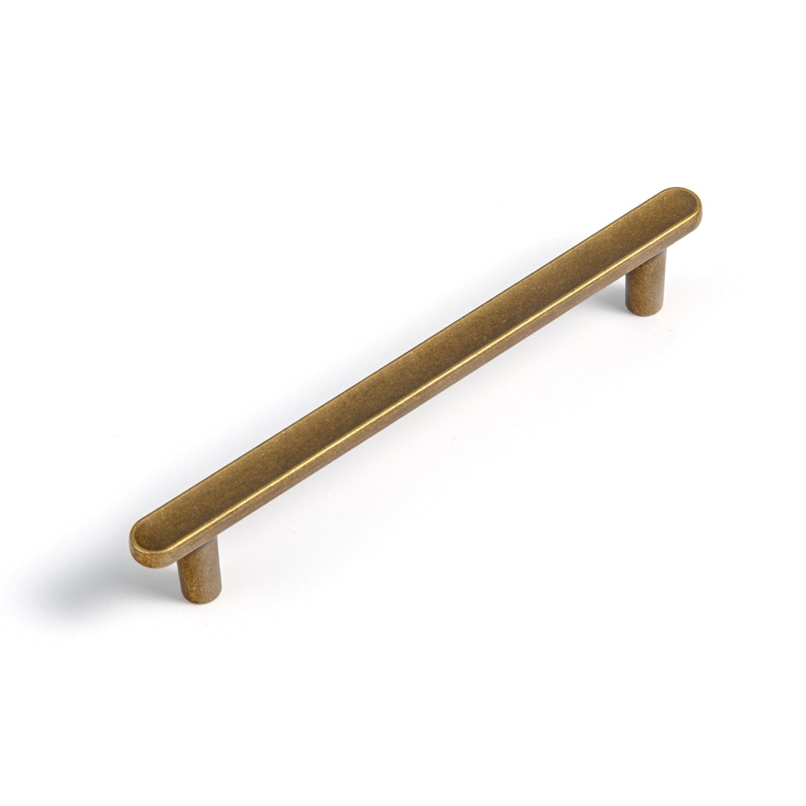 Goo-Ki Antique Brass / 5'' Hole Center / 6 Pack Classic Curvature Cabinet Handles Timeless Appeal Kitchen Drawer Pulls