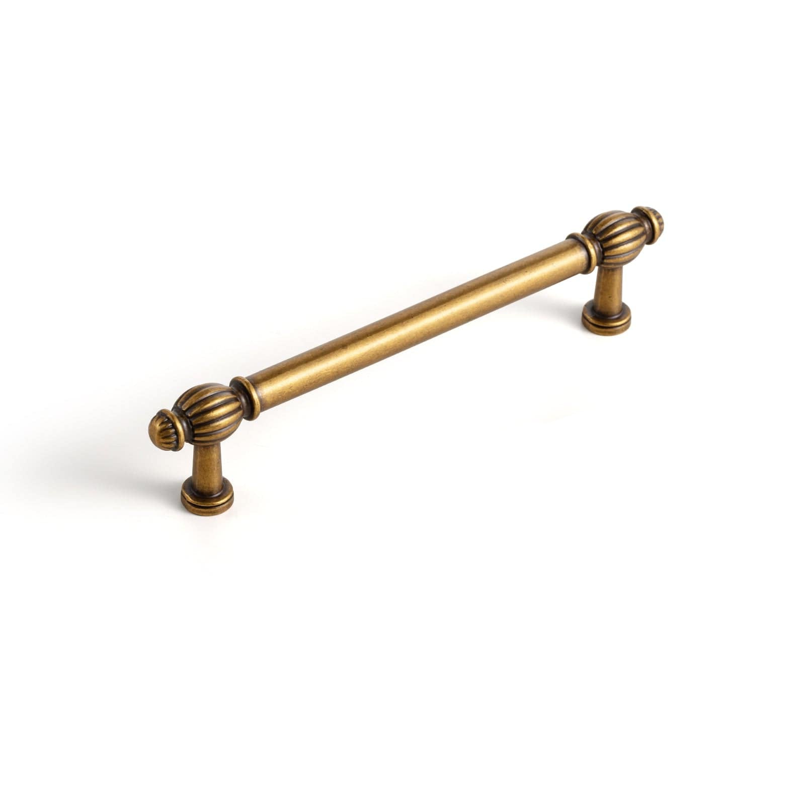 Goo-Ki Antique Brass / 5'' Hole Center / 6 Pack Luxury Decorative Antique Brass Cabinet Handles Stylish Accents for Modern Cabinet Design