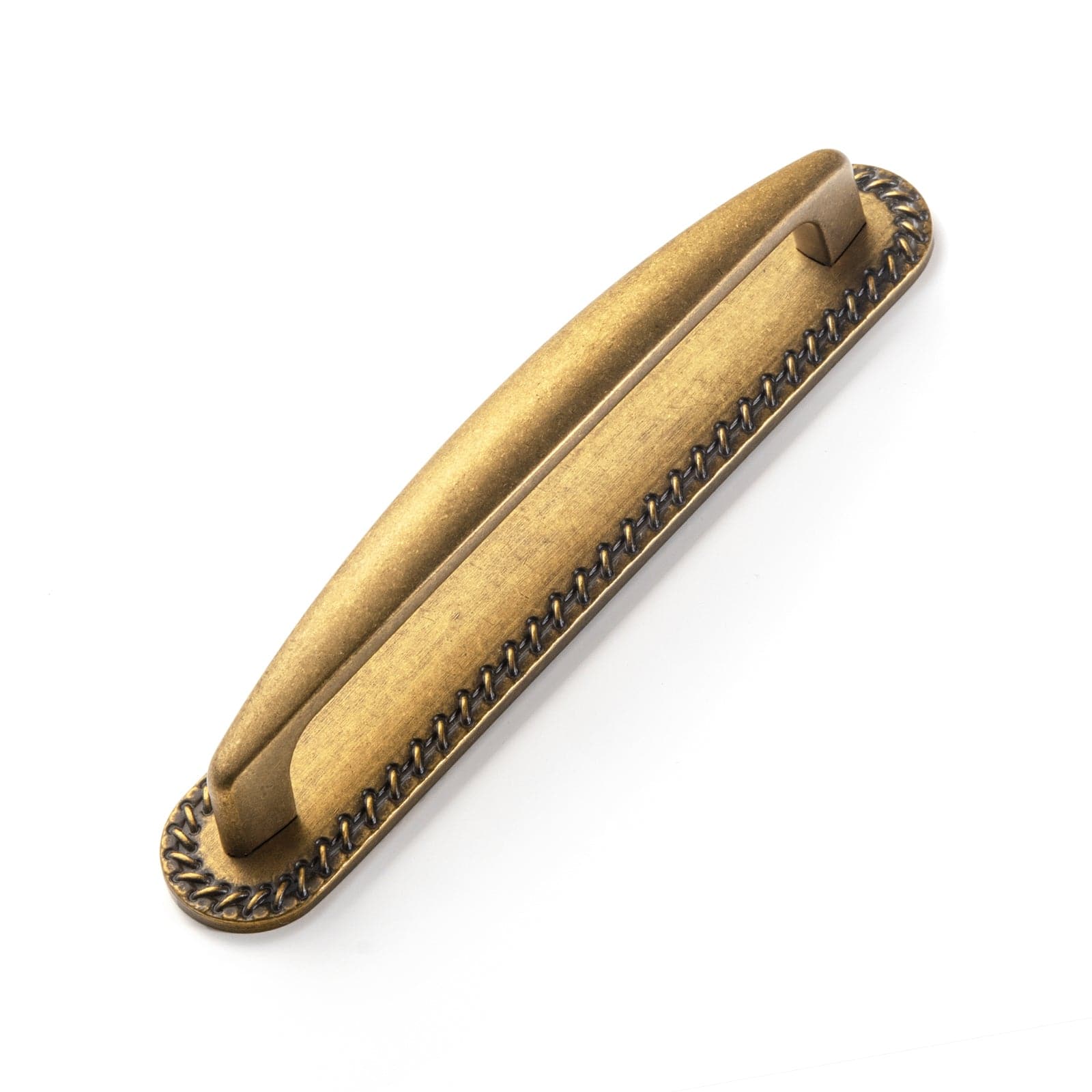 Goo-Ki Antique Brass / 5'' Hole Center with Back Plate G016 / 2 Pack Antique Brass Cabinet Handles Timeless Drawer Pulls for Classic Furniture Revival