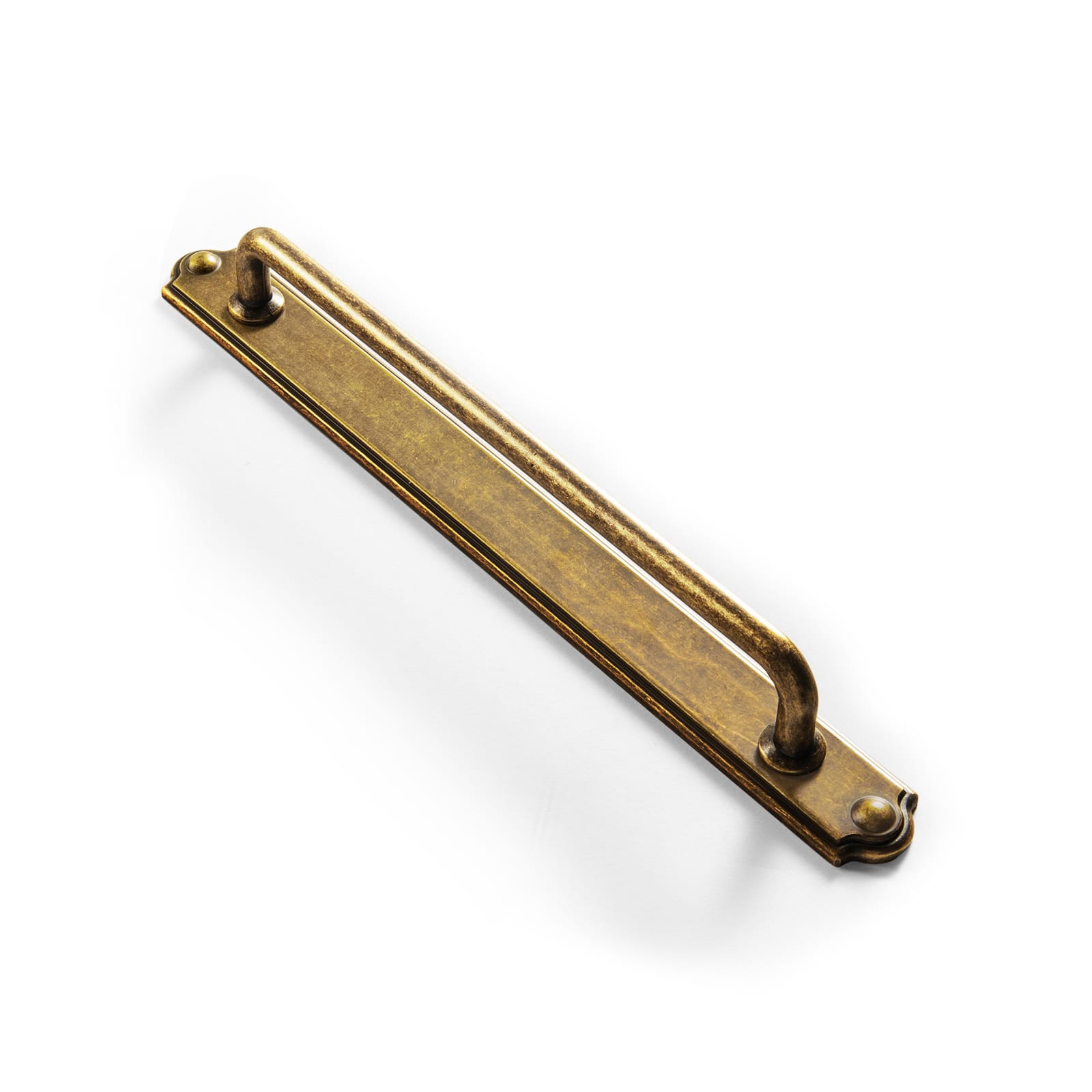 Goo-Ki Antique Brass / 7.6'' Hole Center with Back Plate C / 2 Pack Timeless Drawer Pulls Classic Vintage Furniture Handle Elegant Modern Home Decor