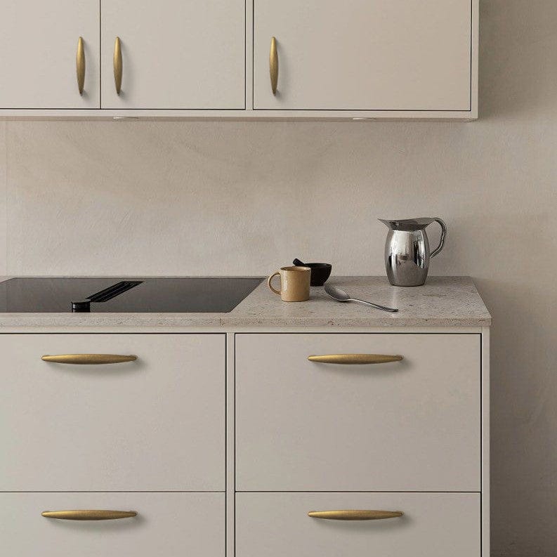 Goo-Ki Antique Brass Cabinet Handles Timeless Drawer Pulls for Classic Furniture Revival